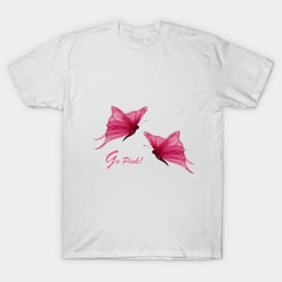 Pink butterfly T-Shirt